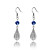  Figure Turandot Austrian Crystal In Real Platinum Plated Ladies' Earrings (More Colors)