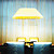  Artistic Pendant Lights with 3 Lights Fabric Shade