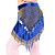  dancewear fluweel met munten / beading praktijk buikdans heupsjaal voor dames meer kleuren