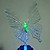  cambia colore ad energia solare 2 led farfalle luce del giardino