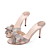  mousseux glitter chaussures à talons aiguilles lune de miel sandales et pantoufles avec strass (autres couleurs)