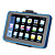  5 polegadas carro hd gps navegador suporte mp3, mp4, 3gp, sd porta (azul)