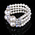  Fashion Ladies' Imitation Pearl Elastic Style Bracelet