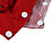  waterdichte regenjas met hoed voor honden (XS-XL, rood)