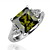  Gorgeous 18K Gold Plate Square Crystal Fashion Ring (More Colors)