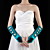  Satin Fingerless Elbow Length Bridal Gloves (More Colors)
