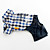  Plaid Dog Shirt with Denim Style Jeans (XS-XL)