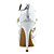  Satin Stiletto Heel Platform With Zipper Wedding Shoes (More Colors Available)