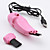  Mini Turbo USB Vacuum Cleaner (Pink)