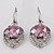 Moda 18k strass liga corte brincos redondos