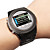 Genuine Leather Watchband 1.4 Inch Touch Screen Watch Cell Phone (Quad Band Java Bluetooth MP3 MP4)