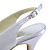  satén de tacón de aguja puntiagudas zapatillas abiertas del dedo del pie con zapatos de boda de diamante de imitación (más colores)