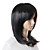  Capless Mode lange glatte Haare Perücke