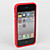  TPU Bumper Frame Case with Metal Buttons for iPhone 4 and 4S