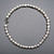  una elegante joyería de perlas de agua dulce conjunto, incluyendo el collar, pulsera y pendientes