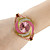  Women's Whirlwind Circle Style Steel Analog Quartz Bracelet Watch (Assorted Colors)