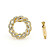  Gorgeous Alloy With Rhinestones Round Brooch