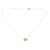  Colorful Alloy With Round Shape Crystal Pendant Ladies' Necklace