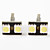  t10 2 * 5050 SMD CanBus DEL blanches de signaux de voitures (2-pack, 12V DC)