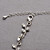  schöne tschechische Strass-Legierung überzogen Hochzeit Halskette und Ohrringe Schmuck-Set