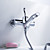  Sprinkle® - par LightInTheBox - contemporain en laiton massif finition chromée robinet de baignoire