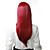 cosplay peluca inspirada en brave10-yuri rojo vino kamanosuke