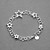  Beautiful Silver Plated Five Star Women's Bracelet