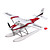  e-domodel mini-cessna182 2.4g 6ch rc avião (rtf)