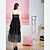  Bøhmen chiffon elegant strand kjole