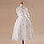 YGUERNE - Robe de Communion Satin