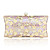  Retro Style Hollow Metal Face Ladies Evening Bag More Colors Available