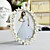  Elegant Oval Alloy Wedding Photo Frame