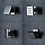  LED Wall Mount Thermostatic Chrome Shower Faucet with BodySprays (Chrome Finish)