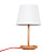  Comtemporary Ash Wood Table Light with 1 Light