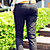  moda leopardo lápis capri pants