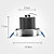  10W 800-900LM 6000-6500K Natural White Light Ceiling Lamp LED Bulb (100-240VV)