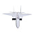  e domodel-f-15 2.4g 6ch rc avião (rtf)
