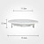  12W SMD 3014 850-950LM 6000-6500K White Light Round Shaped Ceiling Lamp LED Bulb (85-265V)