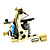  de carbone tatouage usiner l'acier chemise du pistolet et shader