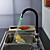  Sprinkle® - by lightinthebox - acabado de pintura grifo de la cocina con el cambio de color de luz LED