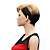  Capless court synthétique de haute qualité japonaise Kanekalon droite étoile style perruque Rihanna Coiffure 1