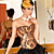  Acrylic WithJacquard Strapless Front Busk Closure Corset Shapewear
