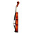  Violintine - (V25) 4/4 Professional-Grade Solid Spruce & 1-Piece Flame Maple Violin with Case/Bow