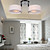  ARDS - Lampadario moderno in acrilico in cromo con 2 lampadine