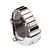  Unique Alloy Adjustable Round Ring Watch