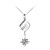  Pendentif en argent zircon alliage