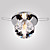  K9 Crystal Ball Mini Flush Mount - Half Dozen A Set
