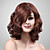  Capless 100% human Hair Medium Long Curly Hair Wig
