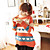  Fashion Color Stripes Hearts Knitwear