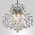  Modern Crystal Chandelier with 6 Lights